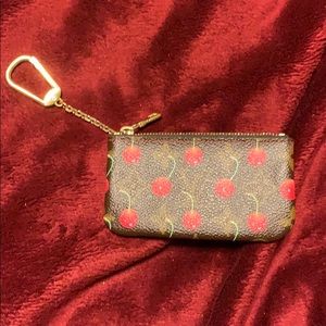 Louis Vuitton Monogramed Cerises Key Pouch